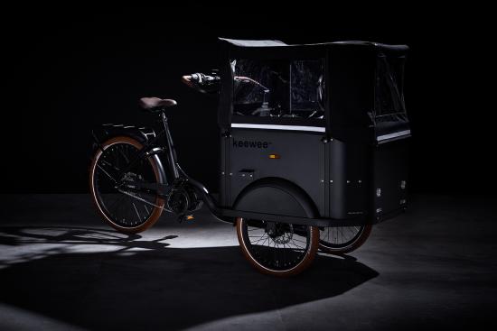Keewee Elektro-Transportfahrrad Luxus, mit komplett Ausstattung